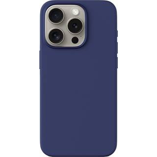 iPhone 15 Pro Epico Silikone Bagside Cover - MagSafe Kompatibel - Blå