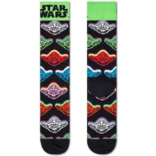Happy Socks Star Wars Yoda Sock - Black pattern-2 - Str 36/40