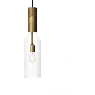 Konsthantverk Fenomen Smal Pendel - Klart Glas & Messing