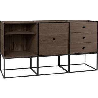 Audo Copenhagen Frame 49 sideboard trio inkl. base - Smoked oak