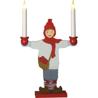 Star Trading - Advent Candlestick Sundborn - Multi - 48 cm