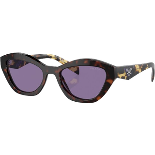 Prada Kvinde PR A02S 17N50B Solbriller Acetat Skildpadde Violet Sommerfugl Normal Spejl