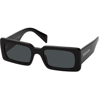 Prada PR A07S 1AB5S0 52 Solbriller Kvinder Black - Black - 52mm