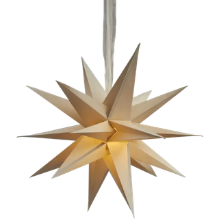 Star Trading - Christmas Star - Paper Star December - Beige - 45 cm