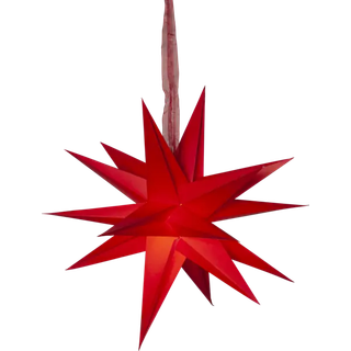 Star Trading - Christmas Star - Paper Star December - Red - 45 cm