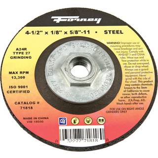 MTL GRND WHL 4,5 """" X1/8 """" (pakke af 1)