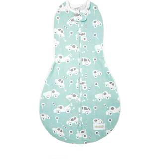 Woombie vokser med mig baby swaddle cabriolet swaddle passer 0-9 m?neder udvides til b?rbart t?ppe i op til 18 m?neder buzzy biler