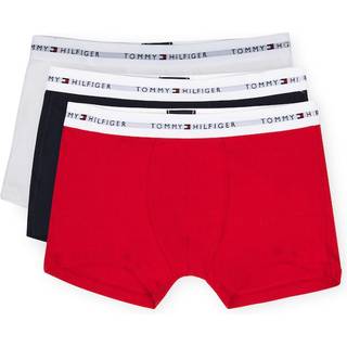 Tommy Hilfiger 3-pak Signature Essential Cotton Trunk - Red/Blue - XX-Large * Kampagne *