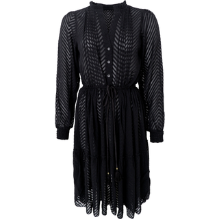 Black Colour Zigga Rose Kjole S/M BLACK