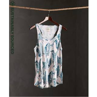 Superdry Ærmeløs Desert top i hør