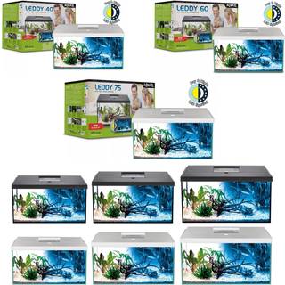 Aquael Leddy 40 Hvidt Akvariesæt – D&N Version 2.0 Med LED