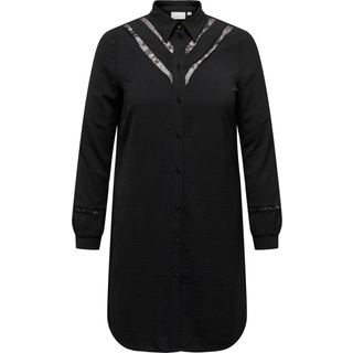 Only Carmakoma Metta L/S Kjole 44 BLACK