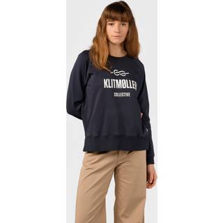 Klitmøller Collective - Maja logo crew - Navy - XS