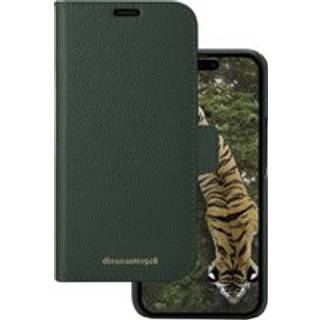 iPhone 15 Pro Max - dbramante1928 New York 2-i-1 Ægte Læder Flip Cover - Evergreen