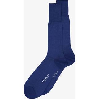 Falke Herren Socke blau Seide unifarben