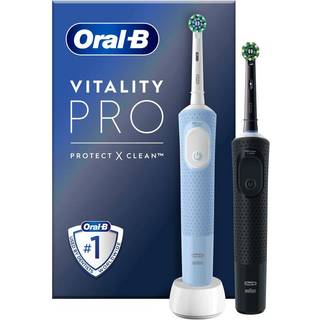 Oral-B El-tandbørster DUO Vitality Pro Black/Violet