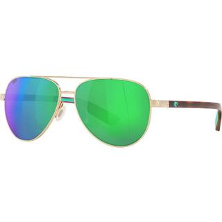 Costa Del Mar Peli Polarized 400202 57 Solbriller Mænd Guld - Brushed Gold - 57mm