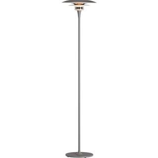 Diablo Gulvlampe Ø30 Grå/blank Sort - Belid - Hos Lampeagenten