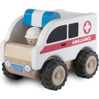 Biler i træ, 1 stk Ambulance