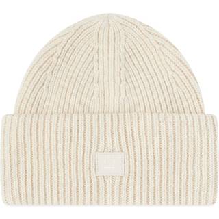 Acne Studios Pana ribbed-knit wool beanie - beige - One Size