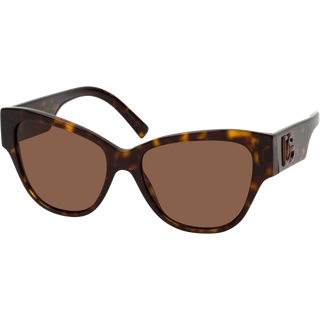 Dolce & Gabbana Kvinde DG4449 502/73 Solbriller Acetat Skildpadde Brun Sommerfugl Normal