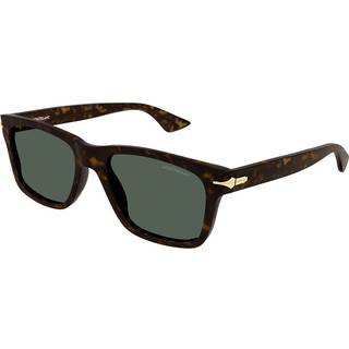 Montblanc MB0263S 002 54 Solbriller Mænd Tortoiseshell - Tortoise - 54mm
