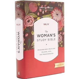 NKJV, The Woman's Study Bible, Hardcover, Red Letter, Full-Color Edition