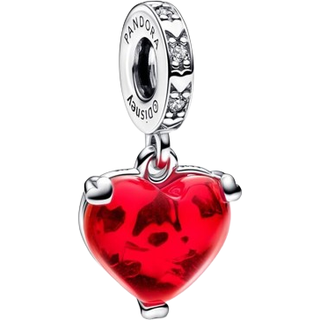Pandora Charm - Disney Mickey & Minnie Mouse Kiss - 792522C01 - rot