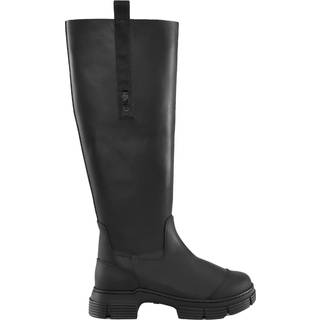 Rubber Country Boot - Black - GANNI - Sort 41