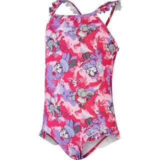 Infant Girls' Learn to Swim Frill Thinstrap Swimsuit Pink