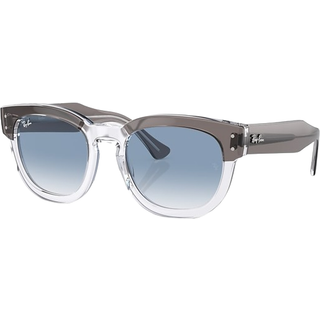 Ray - Ban Unisex RB0298S MEGA HAWKEYE 13553F Solbriller Acetat Grå Blå Firkantet Normal Skygge