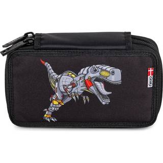 Jeva Twozip penalhus m/ indhold (DINOSAUR ROBOT (61))