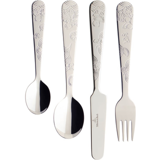 Villeroy & Boch Hungry as a Bear børnebestik 4 dele Rustfrit stål