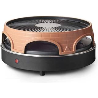 Emerio PO-113255.4 - pizza oven/raclette - terracotta orange