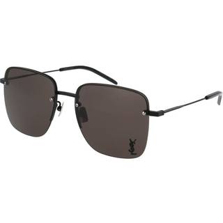SAINT LAURENT Kvinde SL 312 M 001 Solbriller Metal Sort Sort Firkantet
