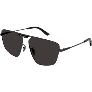 Balenciaga Mand BB0246SA 001 Solbriller Metal Grå Grå Geometrisk Normal