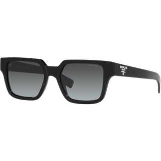 Prada Mand PR 03ZS 1AB06T Solbriller Acetat Sort Grå Pillow Normal Skygge