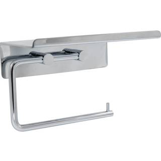 Beslag Design Base Toiletrulleholder Med Hylde Poleret - Toiletrulleholdere Stål Krom - 60607-41
