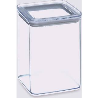Madopbevaring - Transparent - 10,5cm x 10,5cm x 14cm - Fernanda