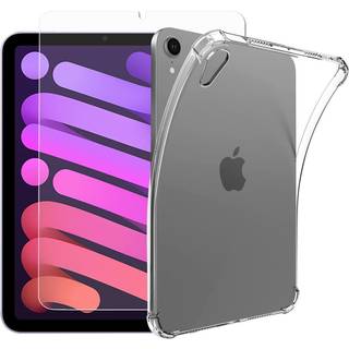 iPad Mini (2024 / 2021) Fleksibelt TPU Plast m. Skærmbeskyttelse - Gennemsigtig
