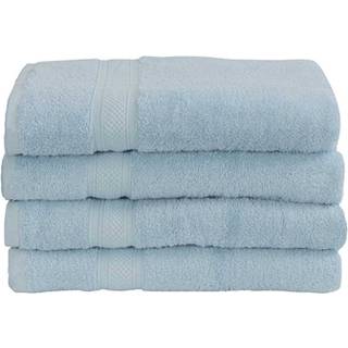 Badehåndklæde - 70x140 cm - 100% Egyptisk bomuld - Lyseblå - Luksus håndklæde fra "Premium - By Borg