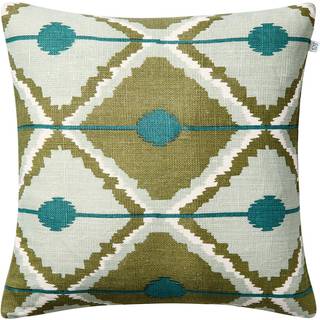 Chhatwal & Jonsson Pune Pudebetræk 50x50 Cm Cactus Green / Himmelblåt / - Pyntepuder & Betræk Hør Aqua - CC550152-23