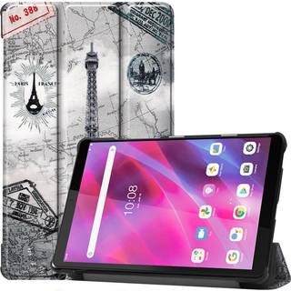 Lenovo Tab M8 (3rd Gen.) 8" Læder Flip Cover m. Ståfunktion - Eiffeltårnet