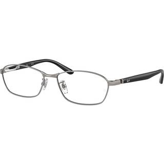 Ray - Ban Mand RX6502D 2502 Optiske stel Metal Grå Transparent Firkantet Normal