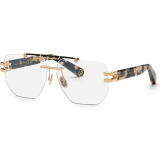 Philipp Plein VPP087M 0302 61 Briller Kvinder Guld - Polished Rose Gold with Semi-Gloss Black - 61mm