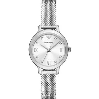 Emporio Armani Quartz Silver Dial Steel Strap Ladies Watch AR11584