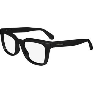 Ferragamo Mand SF2990 001 Optiske stel Acetat Sort Firkantet Normal Normal