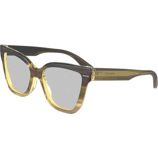 Calvin Klein CK23543 317 54 Briller Kvinder Grøn - Striped Khaki Green - 54mm