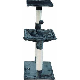 Kradsetræ til katte Gloria 36 x 50 x 83 cm Grå Træ Stål Sisal