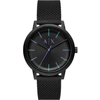 Armani Exchange Quartz Black Dial Steel Mesh Strap Men’s Watch AX2760